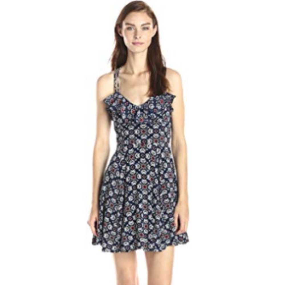 Blue Waverly Mini Dress